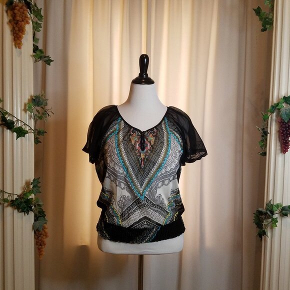 Apt 9 ladies top multicolored sz PM - Picture 1 of 4